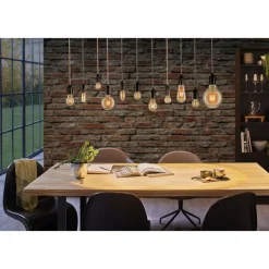 LED-lamppu Paulmann 1879 Filament Pear E27 470lm 6W 1800K 3-Step-Dim himmennettävä kulta