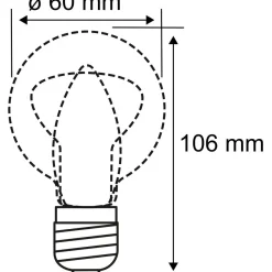 LED-lamppu Paulmann 1879 Filament Pear E27 470lm 6W 1800K 3-Step-Dim himmennettävä kulta