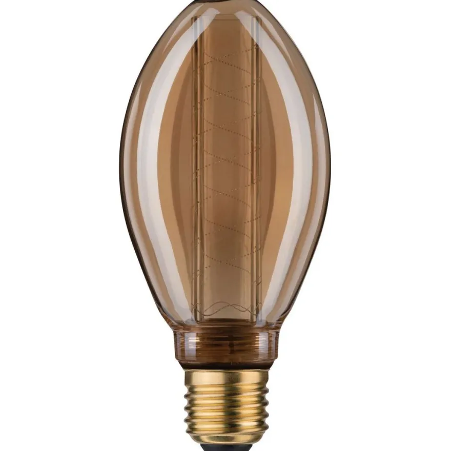 LED-lamppu Paulmann Inner Glow Edition Pear Corn Spiral, E27, 120lm, 3.6W, 1800K, himmennettävä, kulta