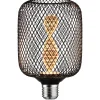 LED-lamppu Paulmann Metallic Glow Illuminant Zyl, E27, Helix ,110lm, 3.5W, 1800K, musta