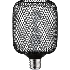 LED-lamppu Paulmann Metallic Glow Illuminant Zyl, E27, Helix ,110lm, 3.5W, 1800K, musta