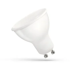 LED-lamppu Spectrum GU10 6W 230V mattalasikupu, eri värilämpötiloja