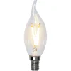 LED-lamppu Star Trading Clear Filament 352-27-1, Ø35x115mm, E14, C35, 1.5W, 2700K, 150lm