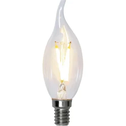 LED-lamppu Star Trading Clear Filament 352-27-1, Ø35x115mm, E14, C35, 1.5W, 2700K, 150lm