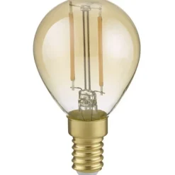 LED-lamppu Trio E14, filament, vakio, 4W, 470lm, 2700K, ruskea, switch dimmer