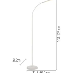 Led-lattiavalaisin JustLight Elly Led, 360lm