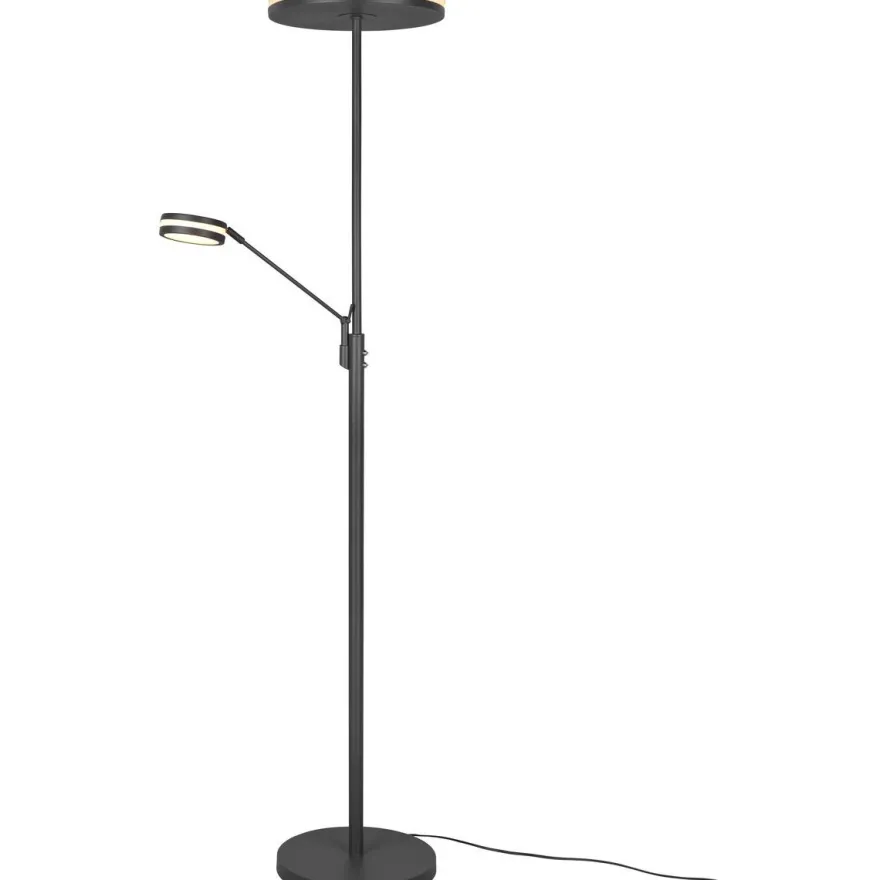 LED-lattiavalaisin Trio Franklin, uplighter, eri värejä