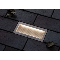 LED-maavalaisin aurinkokennolla Paulmann Aron, IP67, 3000K, liiketunnistin, valkoinen