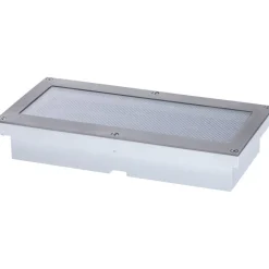 LED-maavalaisin aurinkokennolla Paulmann Aron, IP67, 3000K, liiketunnistin, valkoinen
