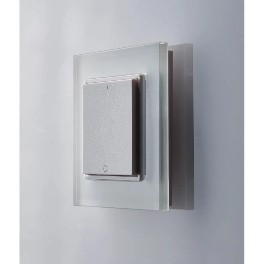 LED-painonappi-himmennin FTLIGHT Perfect, 12-36V DC, 86x86x13mm