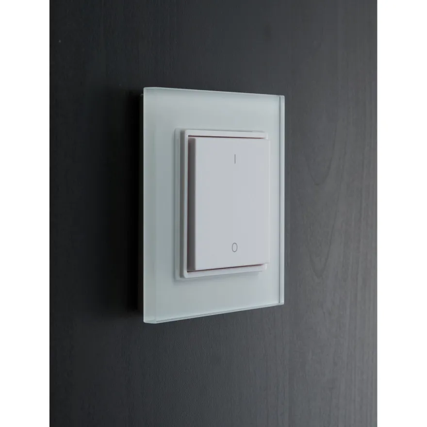 LED-painonappi-himmennin FTLIGHT Perfect, 12-36V DC, 86x86x13mm