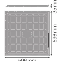 LED-paneeli Osram Panel Essential 600x600mm 4000K valkoinen