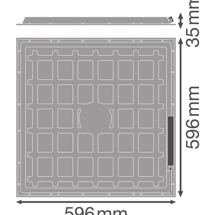 LED-paneeli Osram Panel Essential 600x600mm 4000K valkoinen
