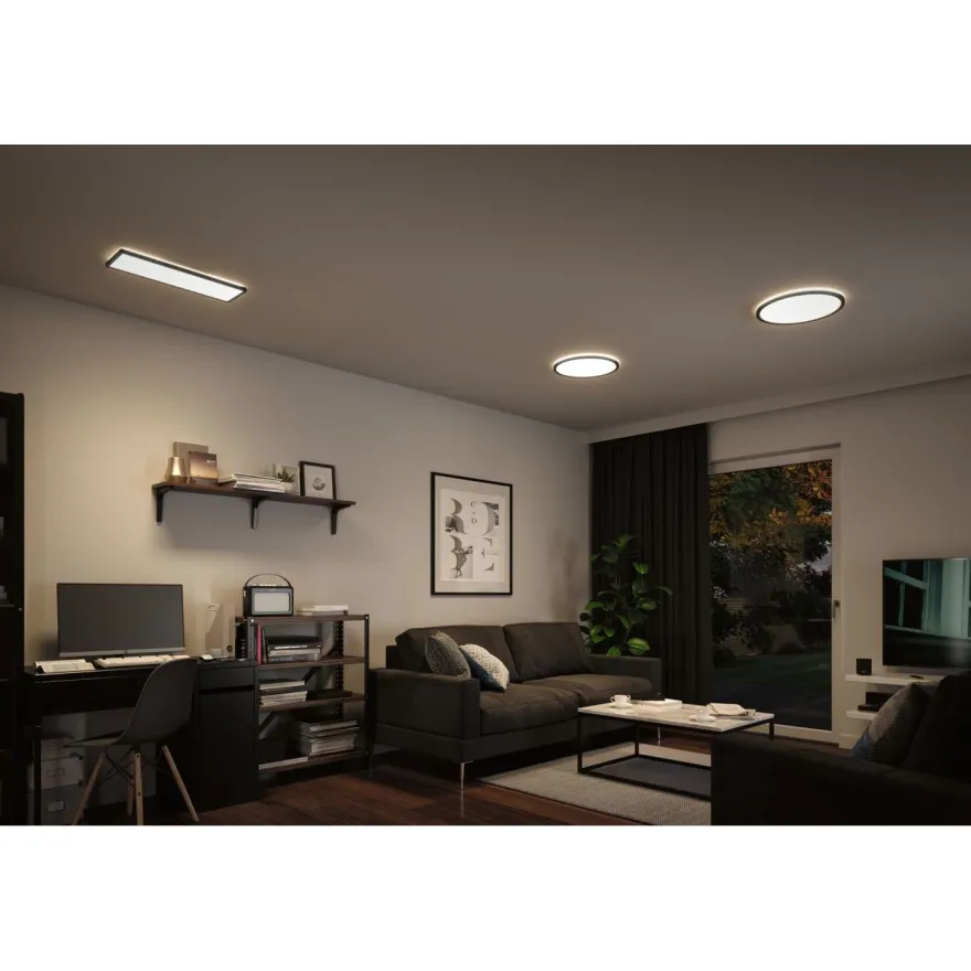 LED-paneeli Paulmann Atria Shine Backlight, Ø42cm, 22W, 4000K, himmennettävä, eri värejä
