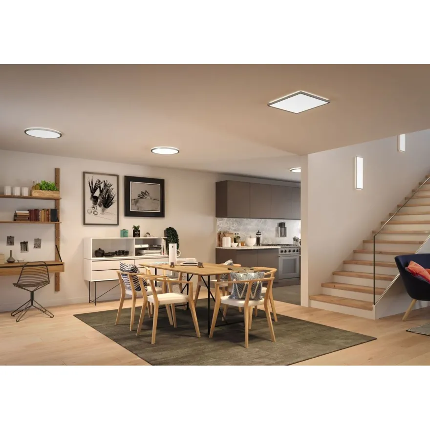 LED-paneeli Paulmann Atria Shine Backlight, Ø42cm, 22W, 4000K, himmennettävä, eri värejä