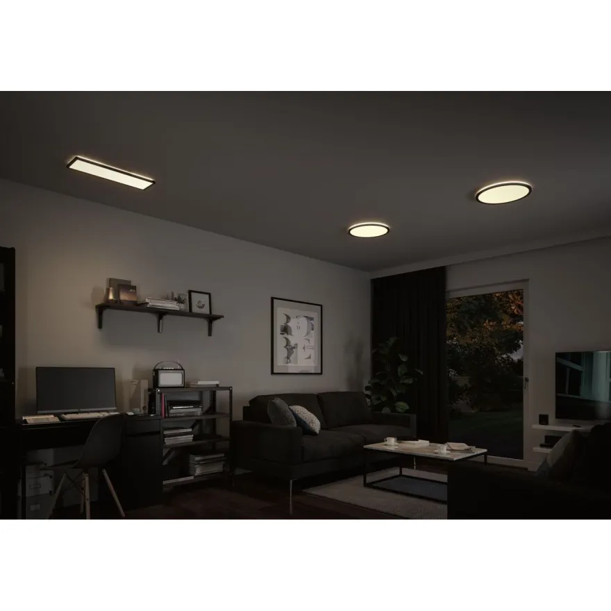 LED-paneeli Paulmann Atria Shine Backlight, Ø42cm, 22W, 4000K, himmennettävä, eri värejä