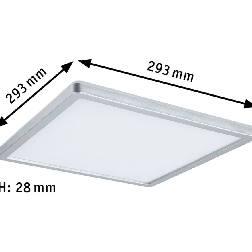 LED-paneeli Paulmann Atria Shine Backlight, 29.3x29.3cm, 16W, 3000K, eri värejä