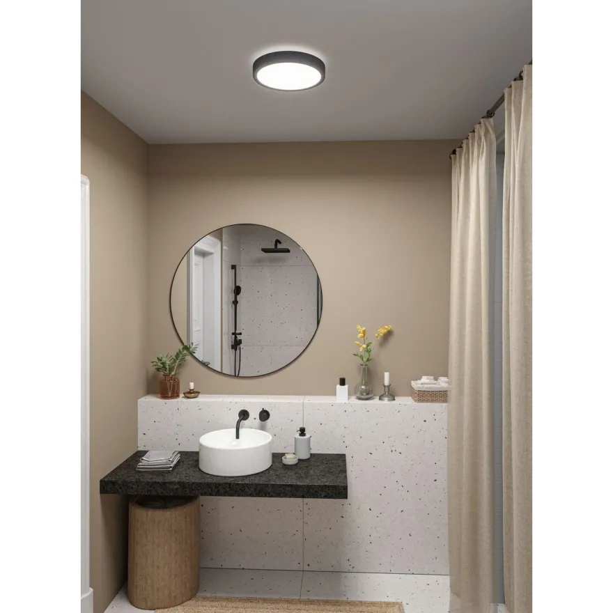 LED-paneeli Paulmann Cosara, IP44, Ø30cm, 15W, 4000K, eri värejä