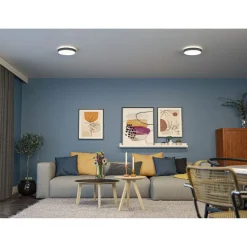 LED-paneeli Paulmann Cosara, IP44, Ø30cm, 15W, 4000K, eri värejä