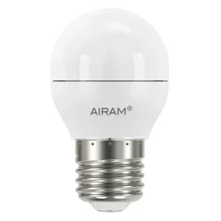 LED-pienkupulamppu Airam Pro P45 840 DIM, E27, 4000K, 470lm, OP, himmennettävä