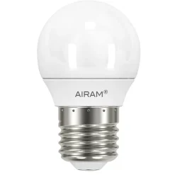 LED-pienkupulamppu Airam Pro P45 830, E27, 3000K, 470lm