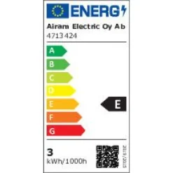 LED-pienkupulamppu Airam Pro P45 830, E14, 3000K, 260lm