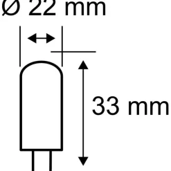 LED-pistokantalamppu Paulmann Pin Base, 12V, G4, 250lm, 2.5W, 2700K, valkoinen