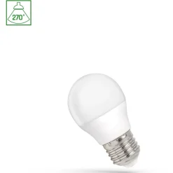 LED-päivänvalolamppu Spectrum E27 pallo 1W 230V 6000K