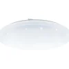 LED-plafondi Eglo Frania-A, Ø400mm, valkoinen