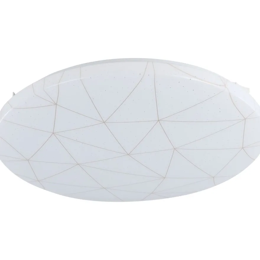 LED-Plafondi Eglo Rende, 19.5W, Ø38cm, valkoinen/kulta