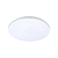 LED-plafondi Polux Desert, Ø38cm, 24W, himmennettävä, valkoinen