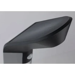 LED-pollarivalaisin aurinkokennolla Paulmann Soley, IP44, 3000K, liiketunnistin, antrasiitti