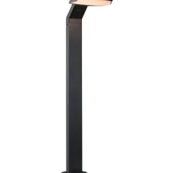 LED-pollarivalaisin liiketunnistimella Paulmann Zenera, 67cm, IP44, 2200-3000K, korroosionkestävä, antrasiitti