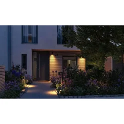 LED-pollarivalaisin Paulmann Kimu, IP44, 82.2cm, 2200K, antrasiitti