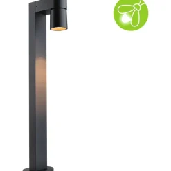 LED-pollarivalaisin Paulmann Kimu, IP44, 82.2cm, 2200K, antrasiitti