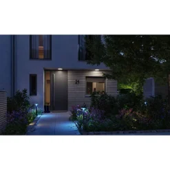 LED-pollarivalaisin Paulmann Plate, Smart Home Zigbee 3.0, IP44, 60cm, RGBW+, antrasiitti