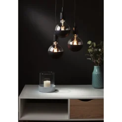 LED-pääpeililamppu Paulmann Modern Classic Edition Globe, E27, G95, 600lm, 6.5W, 2700K, himmennettävä, mattamusta