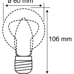 LED-pääpeililamppu Paulmann Modern Classic Edition Pear, E27, 580lm, 4.8W, 2700K, hopea
