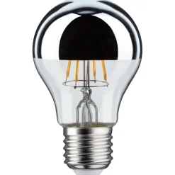 LED-pääpeililamppu Paulmann Modern Classic Edition Pear, E27, 580lm, 4.8W, 2700K, hopea