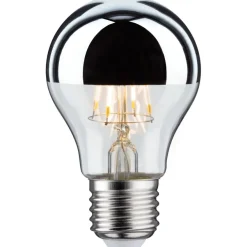 LED-pääpeililamppu Paulmann Modern Classic Edition Pear, E27, 580lm, 4.8W, 2700K, hopea