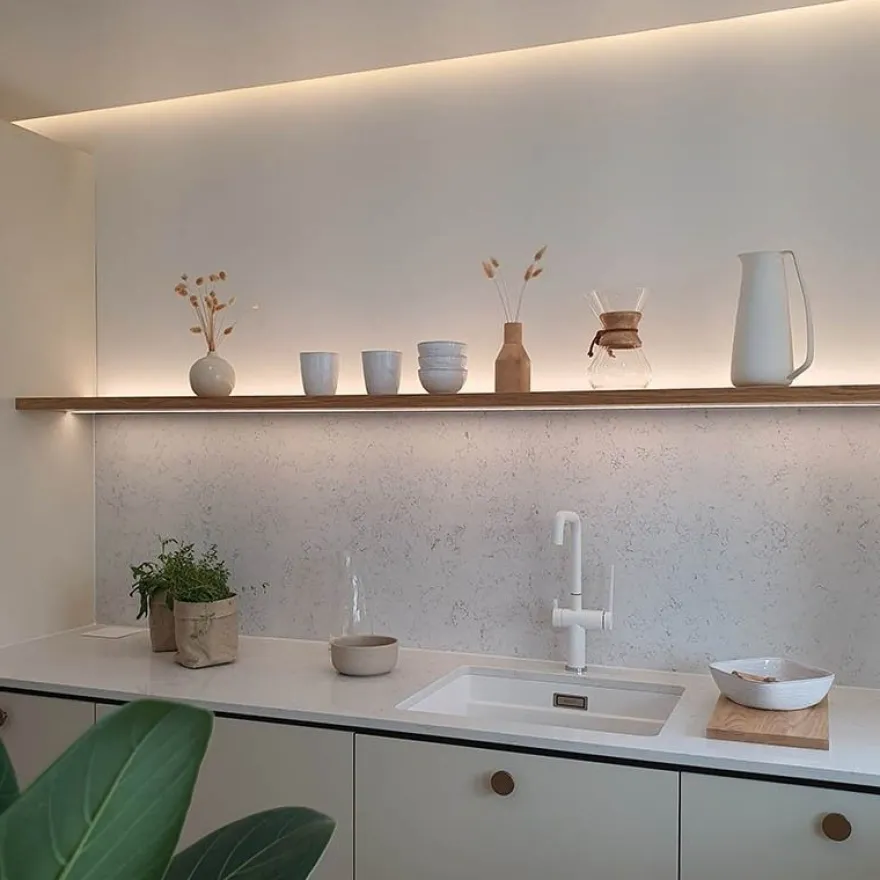 LED-profiili Limente LED-Decker 40 Lux, 3000K, 4m, 57W, alumiini