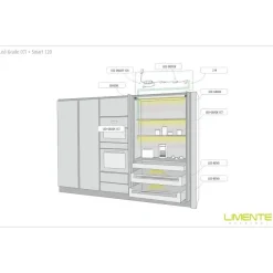 LED-profiili Limente LED-Grade 40 CCT, 2700-6000K, 4m, 29W, alumiini