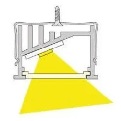 LED-profiili Limente LED-Grade 40 CCT, 2700-6000K, 4m, 29W, alumiini