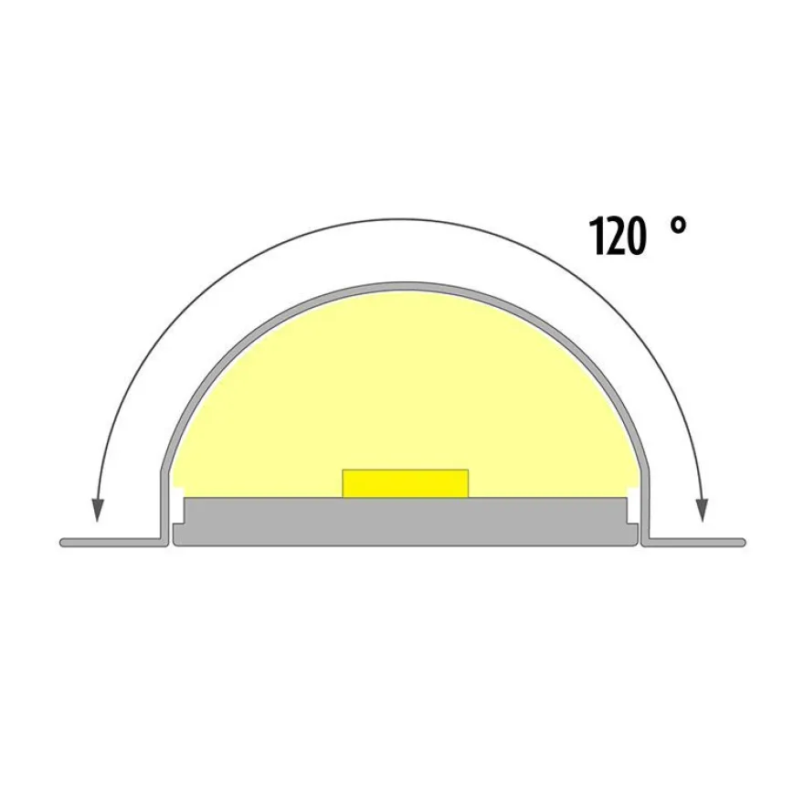 LED-profiili Limente LED-Wall 40 CCT, 2700-6000K, 4m, 29W, alumiini