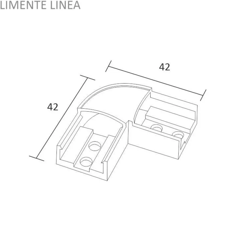 LED-profiili Limente Linea DOB 24V, eri vaihtoehtoja