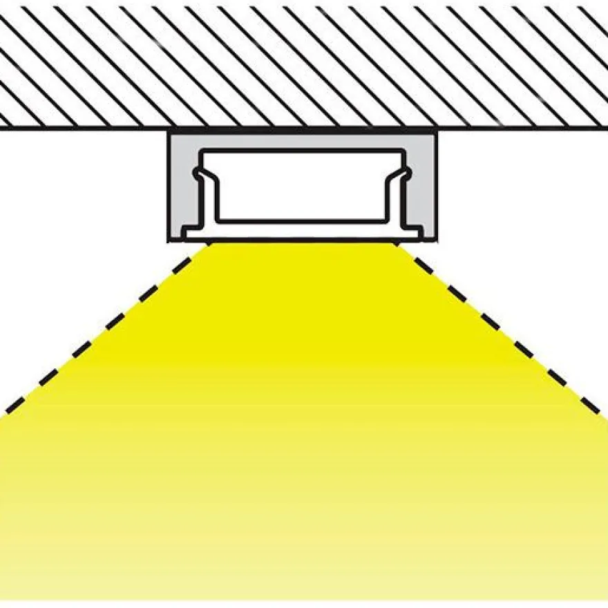 LED-profiilivalaisinsarja Savo Tudo 4000K, eri vaihtoehtoja