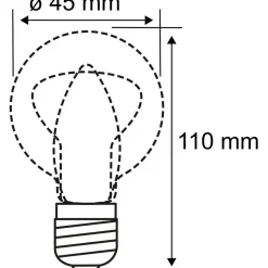 LED-putki Paulmann Tube, E27, 1055lm, 9W, 2700K, filamentti, himmennettävä, kirkas
