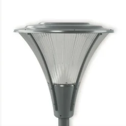 LED-pylväsvalaisin Ensto Opera Deco OPD530LHH, 38W/840, helmenharmaa, akryylikuvulla