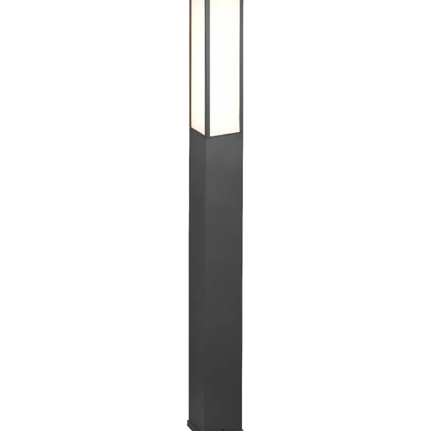 LED-pylväsvalaisin Trio Fuerte, 155cm, antrasiitti