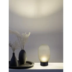 LED-pöytävalaisin Trio Facette, ladattava
